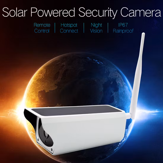 1080P Солнечная энергия Chinabrand Беспроводная Wi-Fi с питанием от батареи CCTV IP-видео Водонепроницаемая ИК-камера